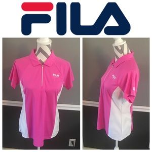 FILA Pink Golf Shirt